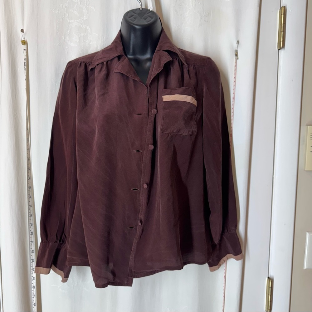 Vintage Women's Alexander's Silk Shirt